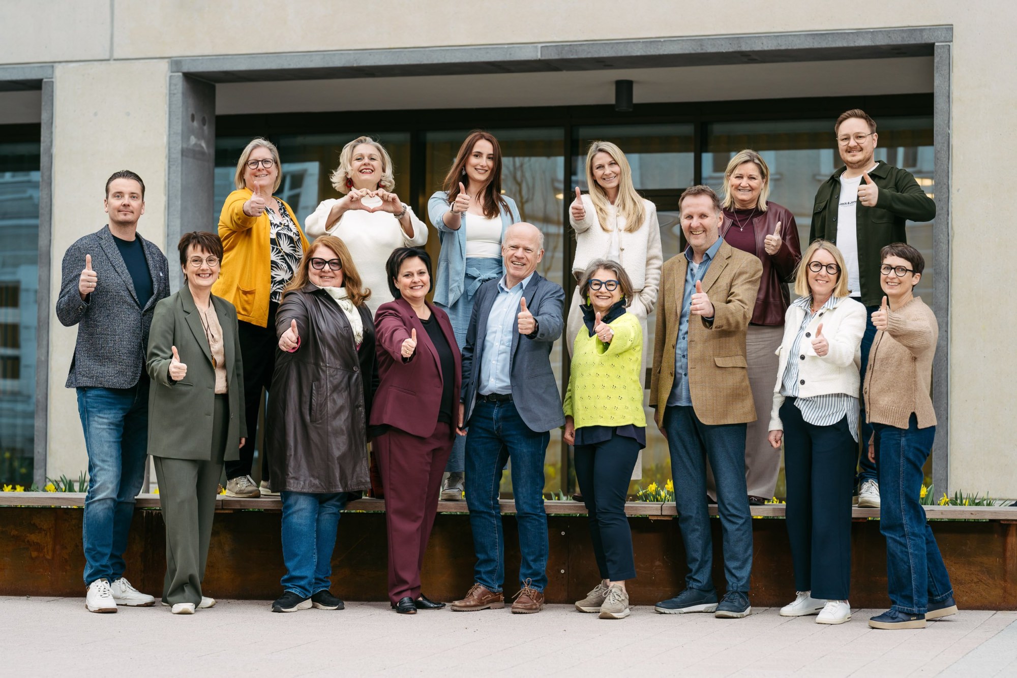 Das Team des CLV Salzburg und der Personalvertretung