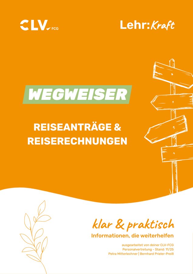 Wegweiser Reisegebühren